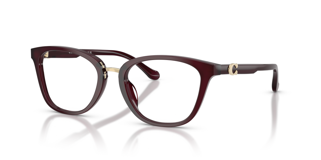 Coach HC6272U Square Eyeglasses - Milky Merlot