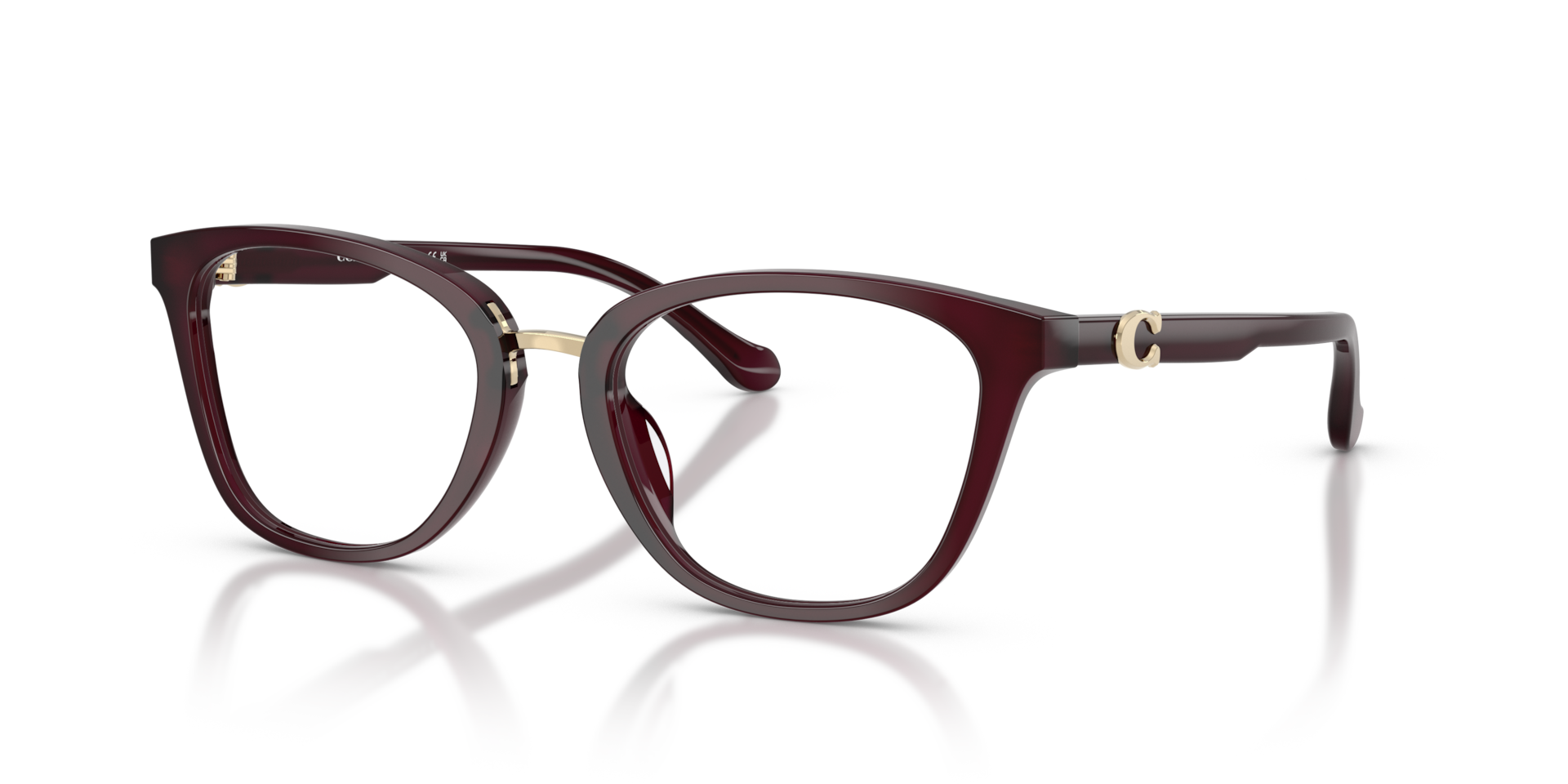 Coach HC6272U Square Eyeglasses - Milky Merlot