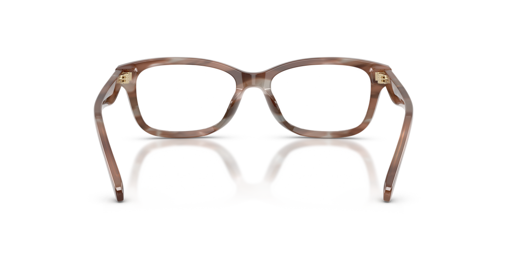 Coach HC6275U Rectangle Eyeglasses - Striated Redwood Maple