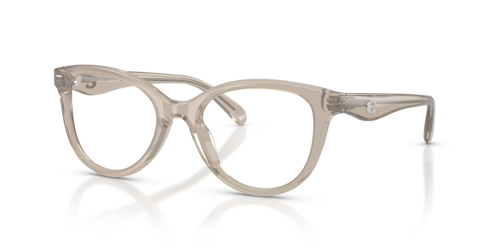 Coach HC6284U Round Eyeglasses - Milky Grey