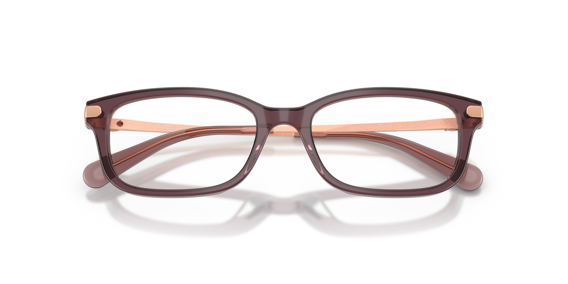 Coach HC6287U Rectangle Eyeglasses - Transparent Iris