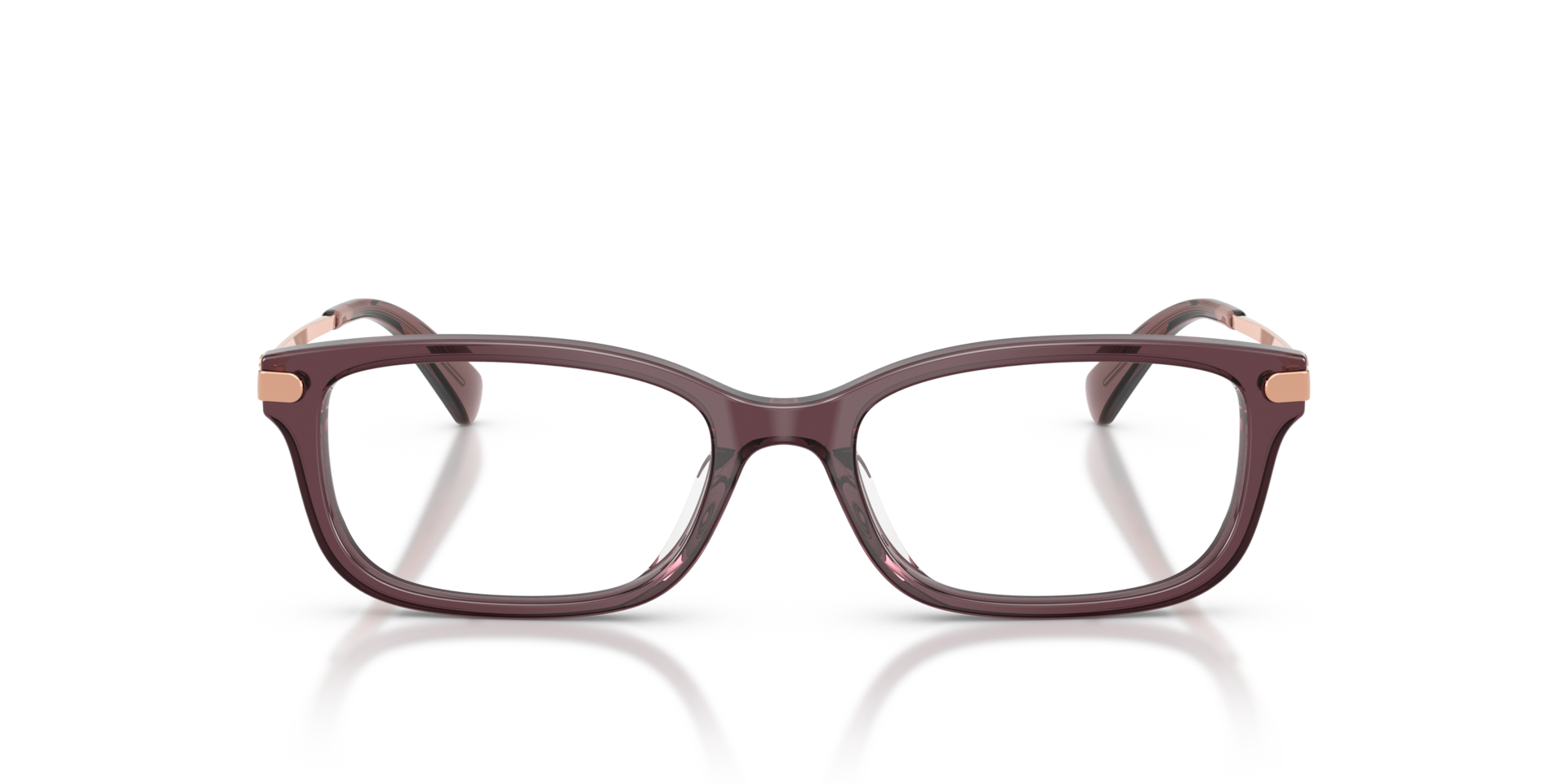 Coach HC6287U Rectangle Eyeglasses - Transparent Champagne