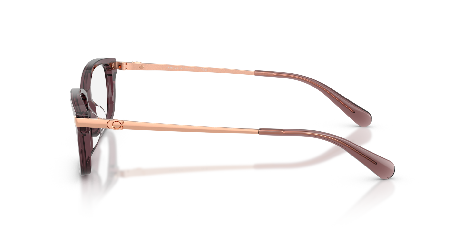 Coach HC6287U Rectangle Eyeglasses - Transparent Iris