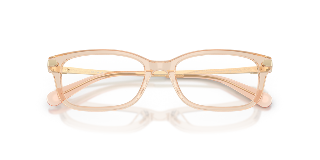 Coach HC6287U Rectangle Eyeglasses - Transparent Champagne