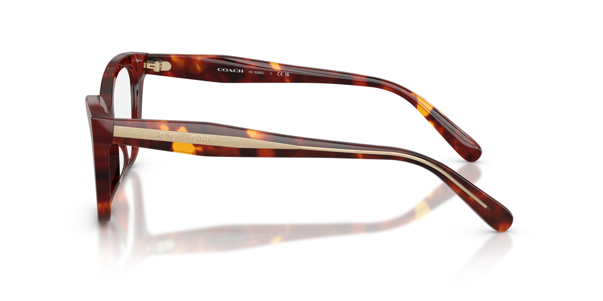 Coach HC6290U Butterfly Eyeglasses - Purple Cosmo Tortoise