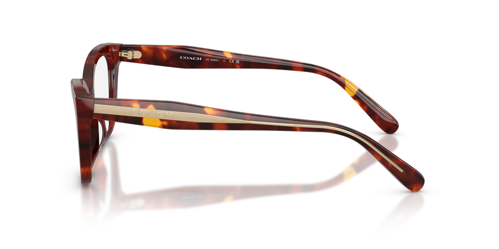 Coach HC6290U Butterfly Eyeglasses - Walnut Tortoise