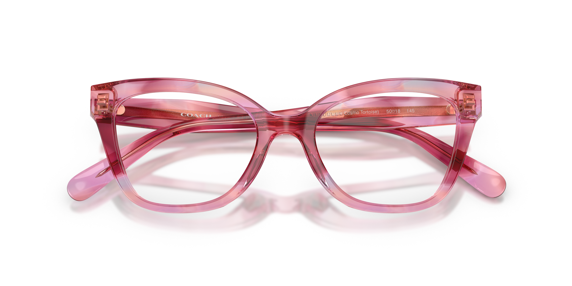 Coach HC6290U Butterfly Eyeglasses - Walnut Tortoise