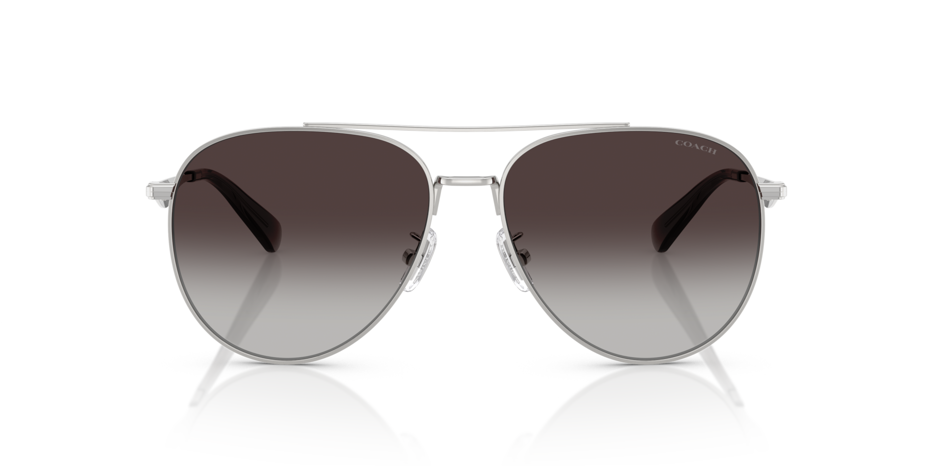 Coach HC7169 CW193 Pilot Sunglasses - Shiny Light Gold