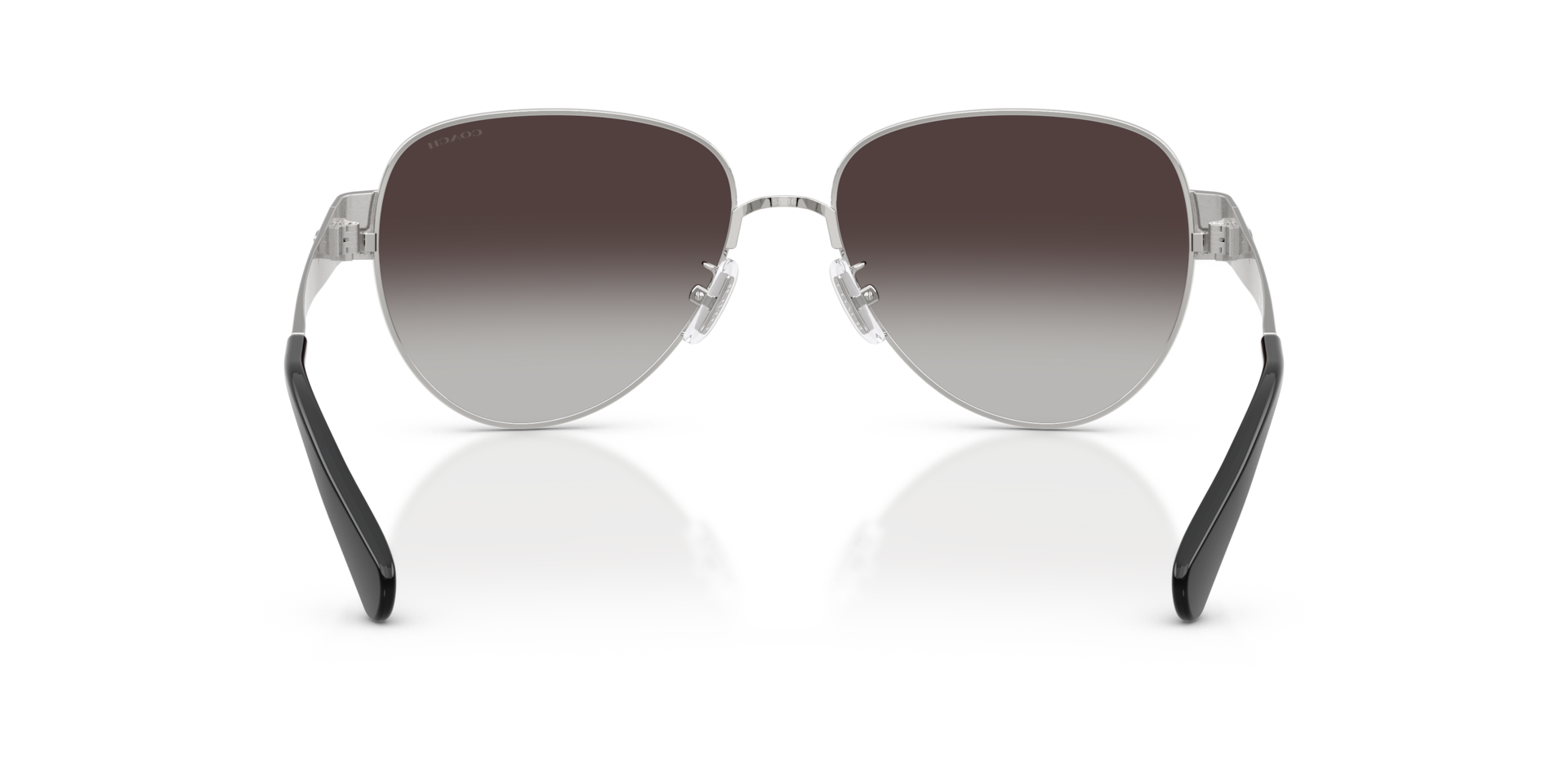 Coach HC7186 CDP37 Pilot Sunglasses - Shiny Light Gold