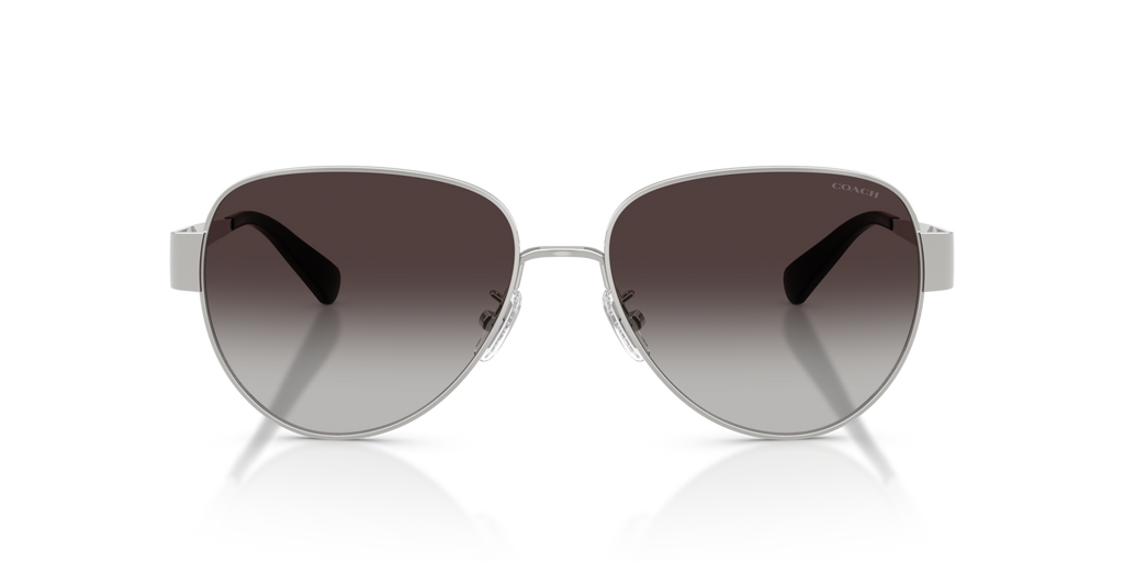 Coach HC7186 CDP37 Pilot Sunglasses - Shiny Light Gold