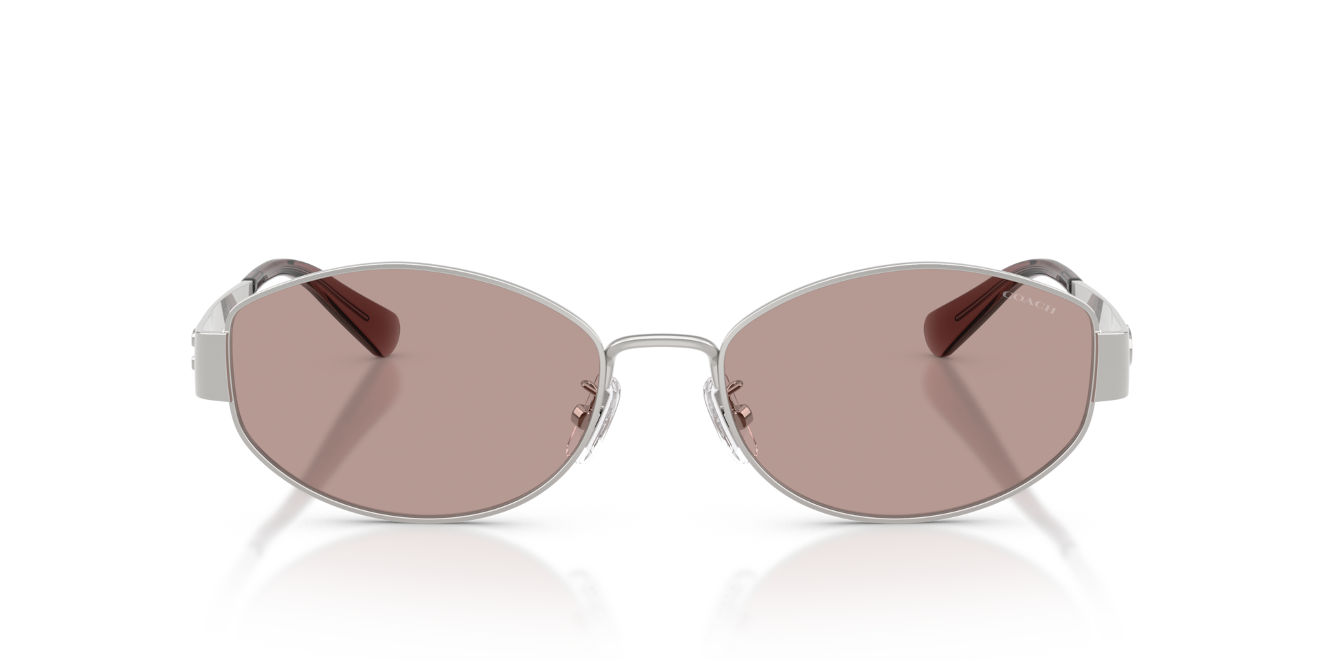 Coach HC7192D CDP44 Geometric Sunglasses - Shiny Gold