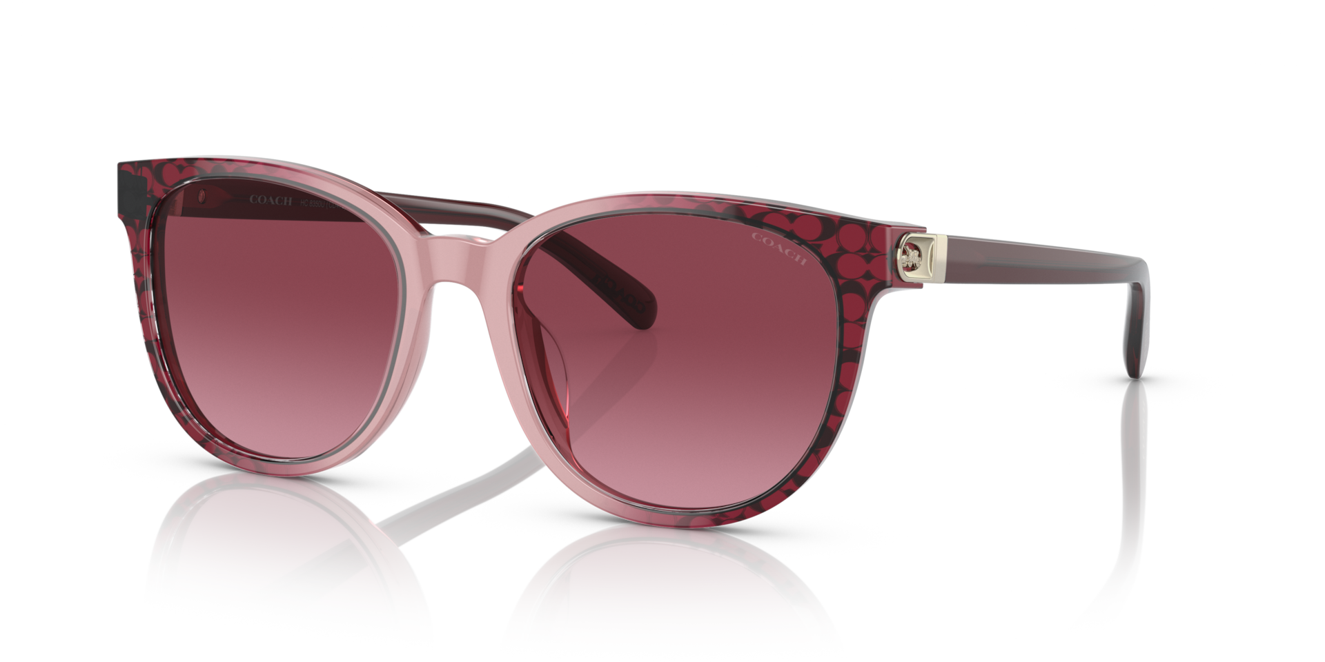 Coach HC8350U CD478 Round Sunglasses