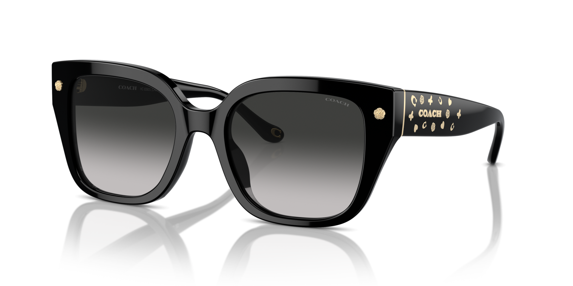Coach HC8392U CR611 Square Sunglasses