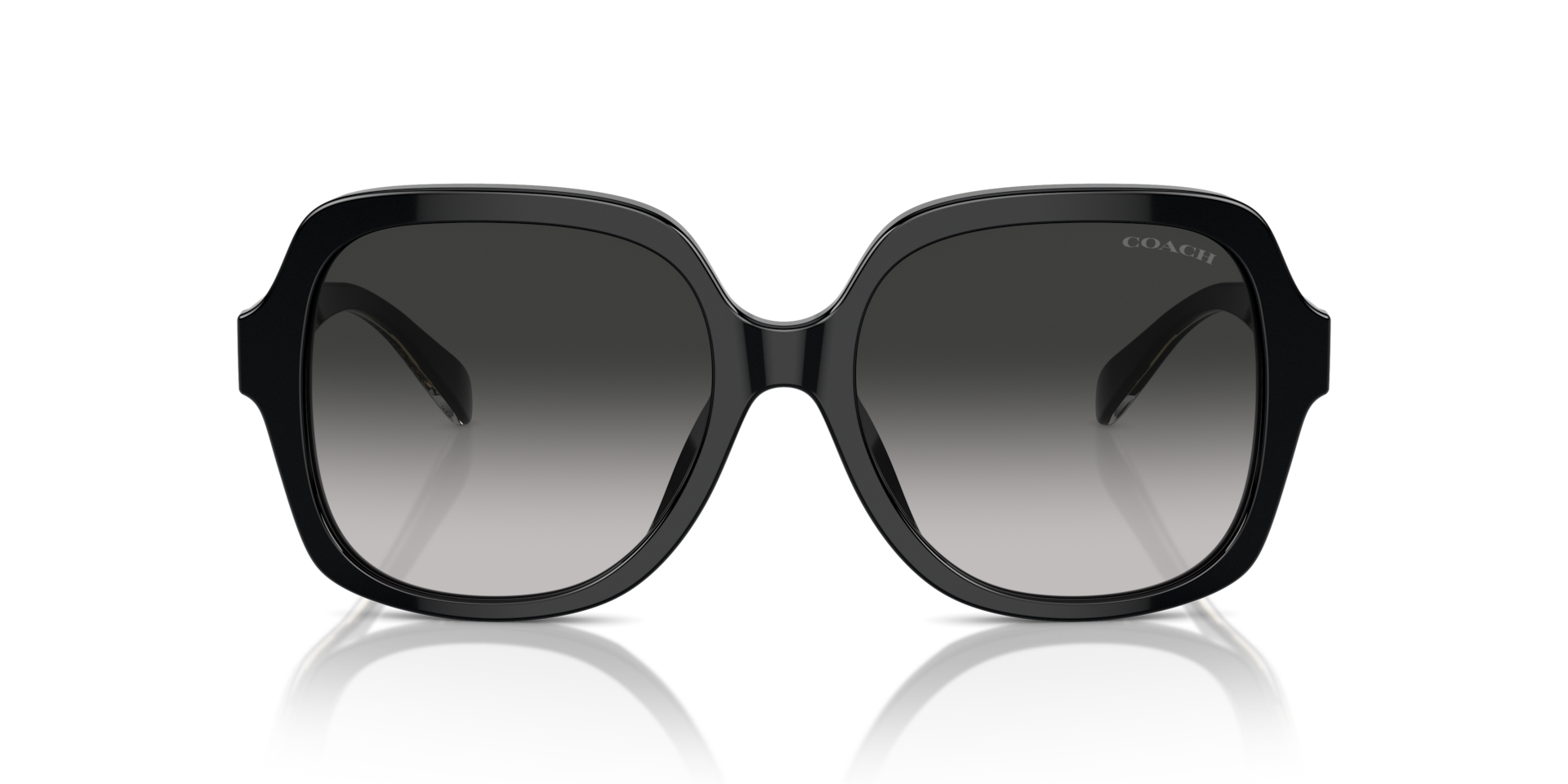 Coach HC8395U CR614 Square Sunglasses - Amethyst Pink Gradient