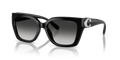 Coach HC8408U CW195 Square Sunglasses - Black