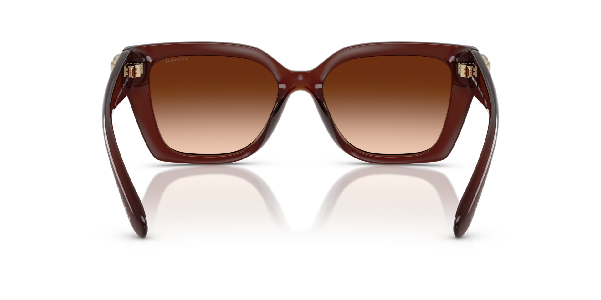 Coach HC8408U CW195 Square Sunglasses - Black