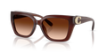 Coach HC8408U CW195 Square Sunglasses - Milky Hazelnut