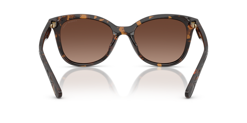 Coach HC8419U CAD25 Square Sunglasses - Black