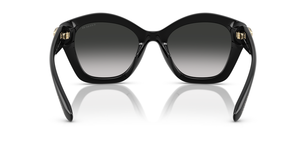Coach HC8421U CAD31 Geometric Sunglasses - Milky Burgundy