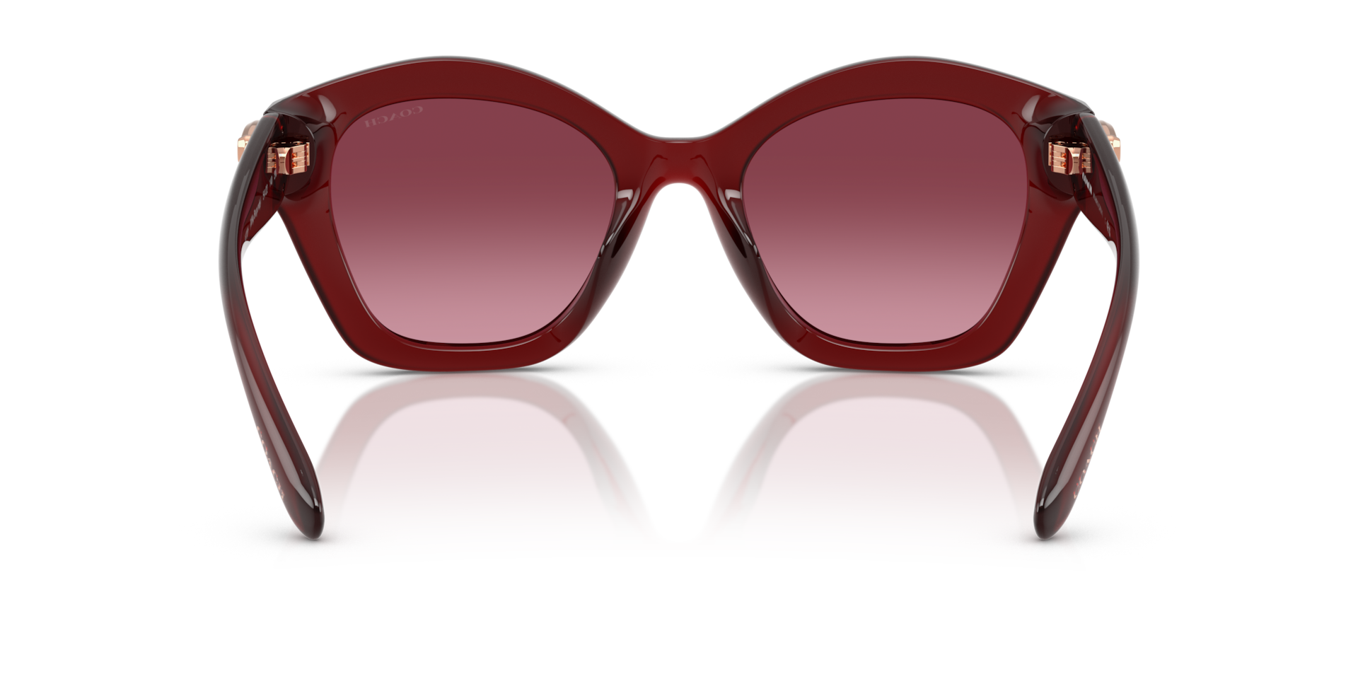 Coach HC8421U CAD31 Geometric Sunglasses - Black
