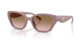 Coach HC8434U CBY91 Geometric Sunglasses - Milky Putty
