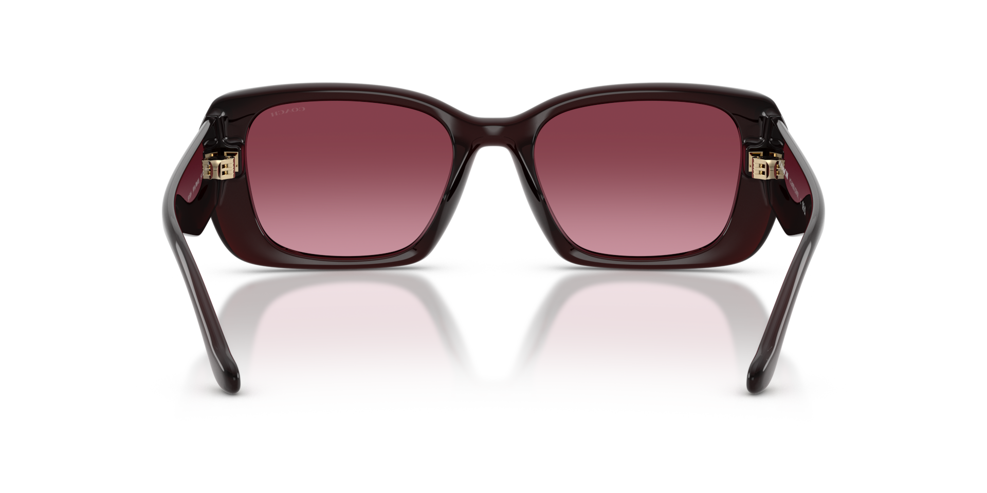 Coach HC8435U CBY82 Square Sunglasses - Caramel Tortoise