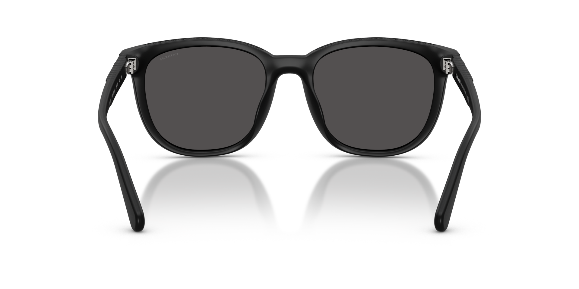 Coach HC8442U CCA00 Square Sunglasses - Matte Transparent Brown