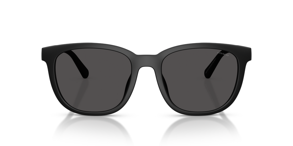 Coach HC8442U CCA00 Square Sunglasses - Matte Black