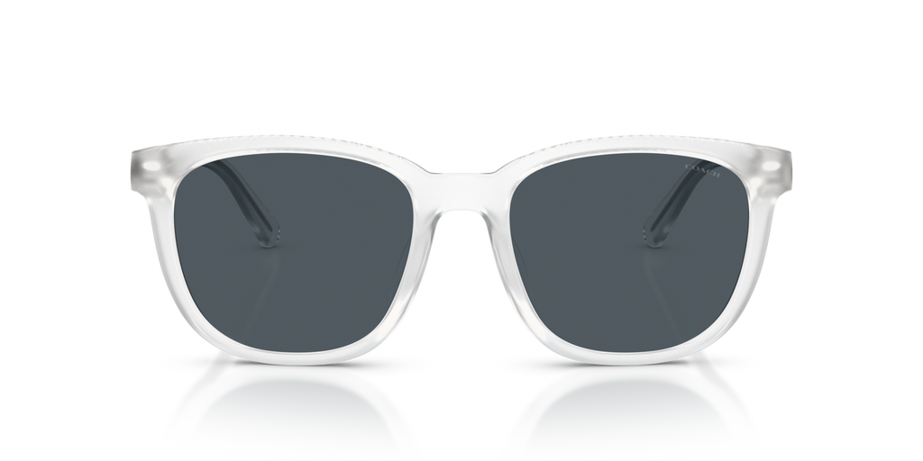 Coach HC8442U CCA00 Square Sunglasses - Matte Black