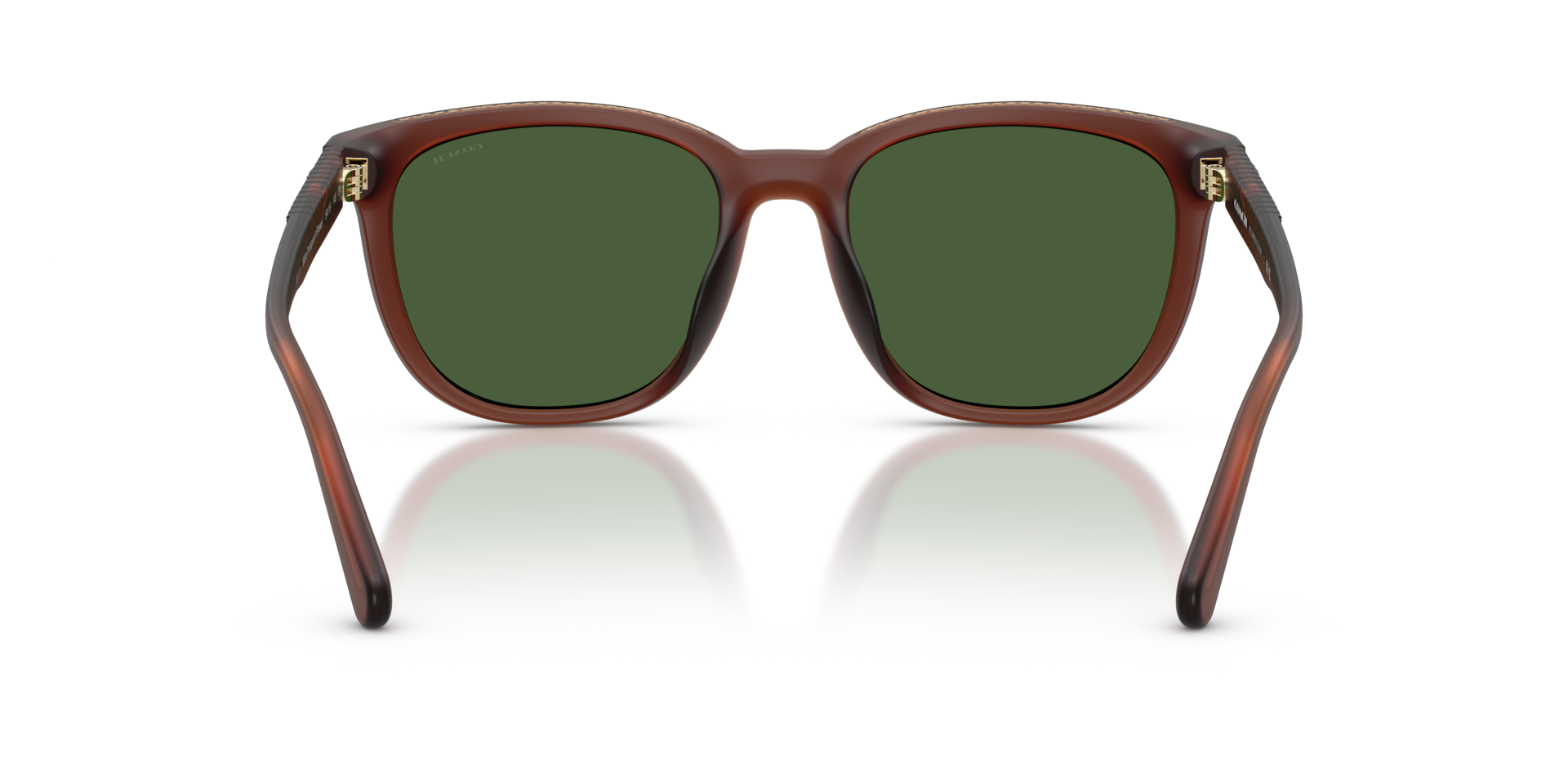 Coach HC8442U CCA00 Square Sunglasses - Transparent Clear