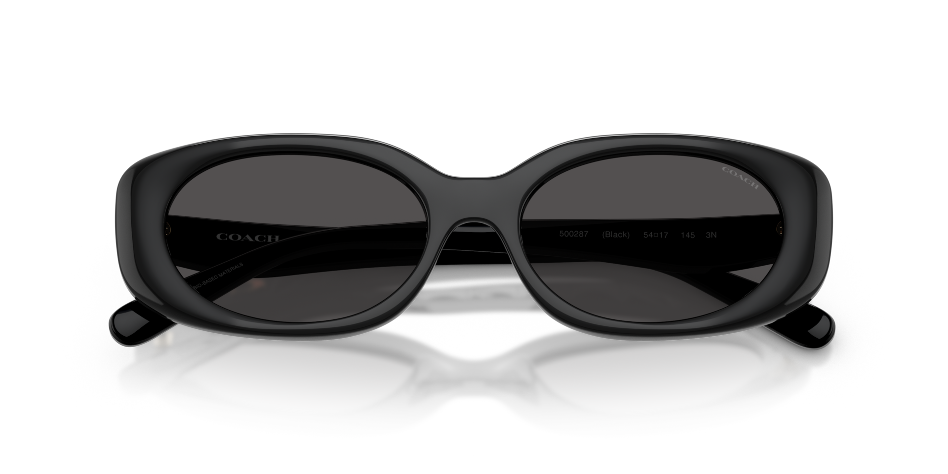 Coach HC8443D CBY84 Oval Sunglasses - Milky Cloud