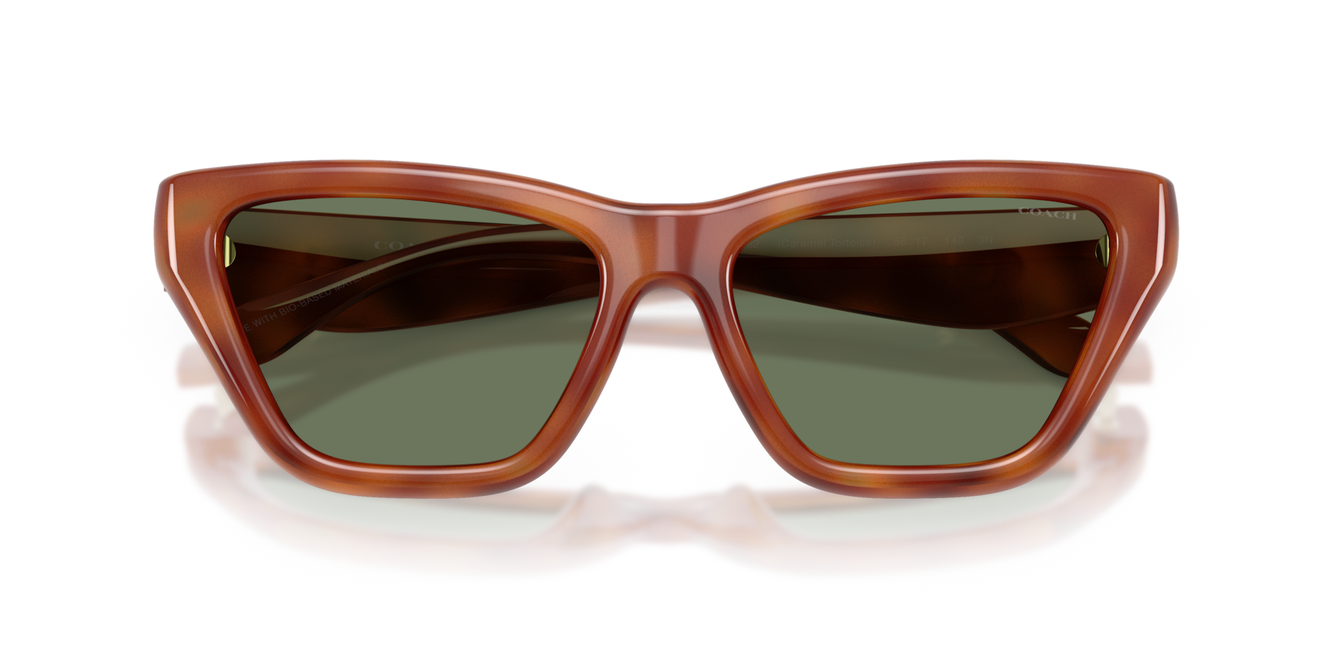 Coach HC8449U CDP33 Cat Eye Sunglasses - Black