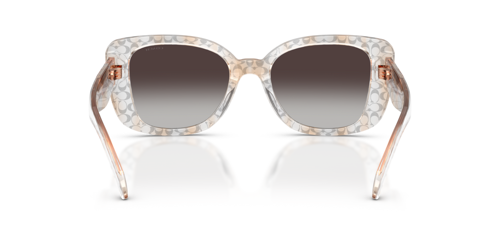 Coach HC8450U CDP48 Square Sunglasses - Grey