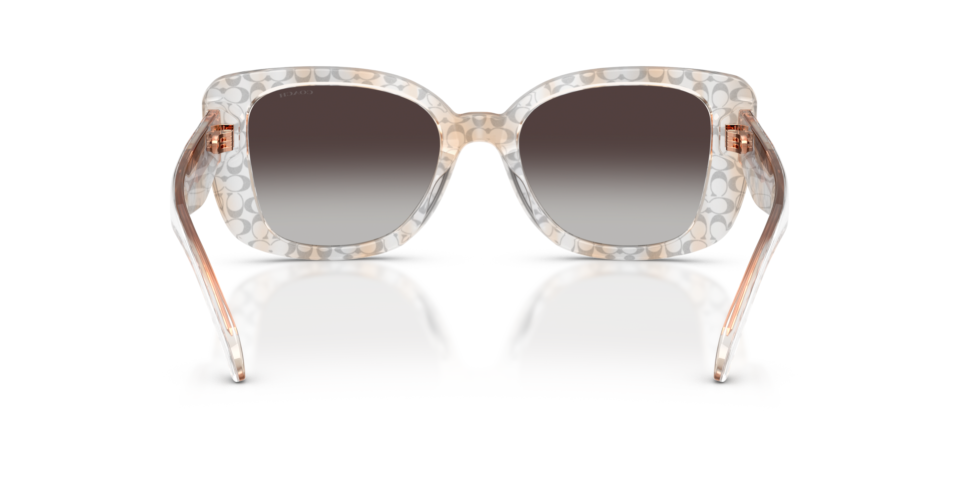 Coach HC8450U CDP48 Square Sunglasses - Black
