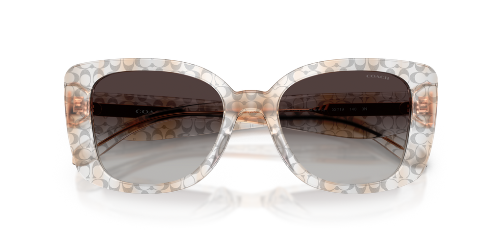 Coach HC8450U CDP48 Square Sunglasses - Grey