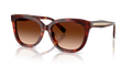 Coach HC8453U CDP53 Square Sunglasses - Walnut Tortoise
