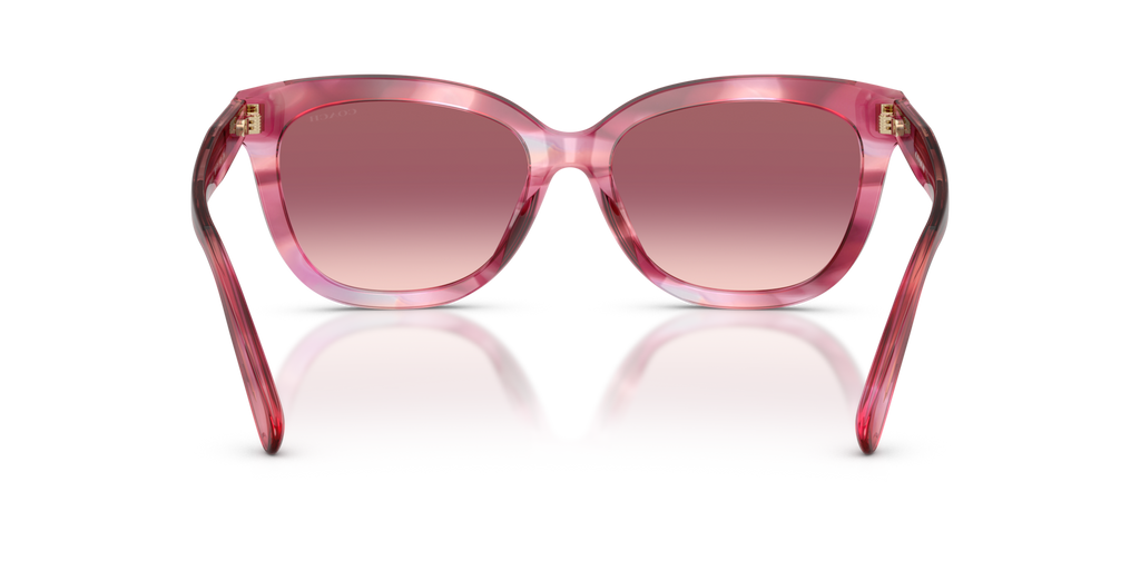 Coach HC8453U CDP53 Square Sunglasses - Purple Cosmo Tortoise