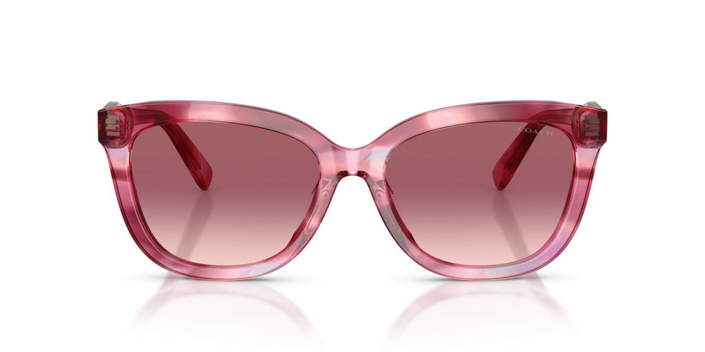 Coach HC8453U CDP53 Square Sunglasses - Walnut Tortoise
