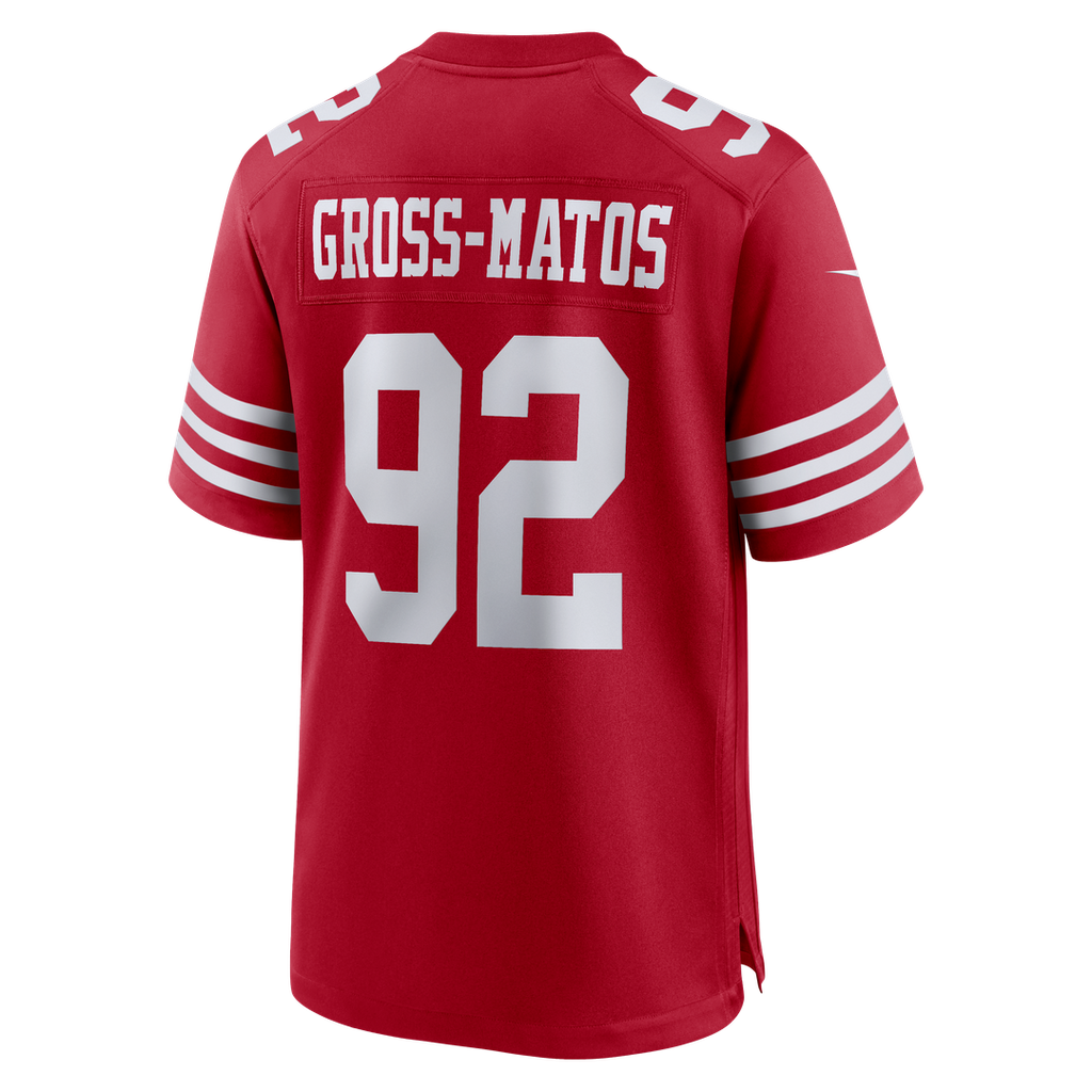 Yetur Gross-Matos San Francisco 49ers Team Jersey - Scarlet