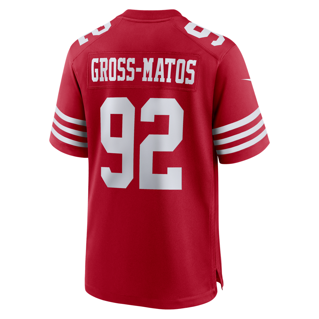 Yetur Gross-Matos San Francisco 49ers Team Jersey - Scarlet