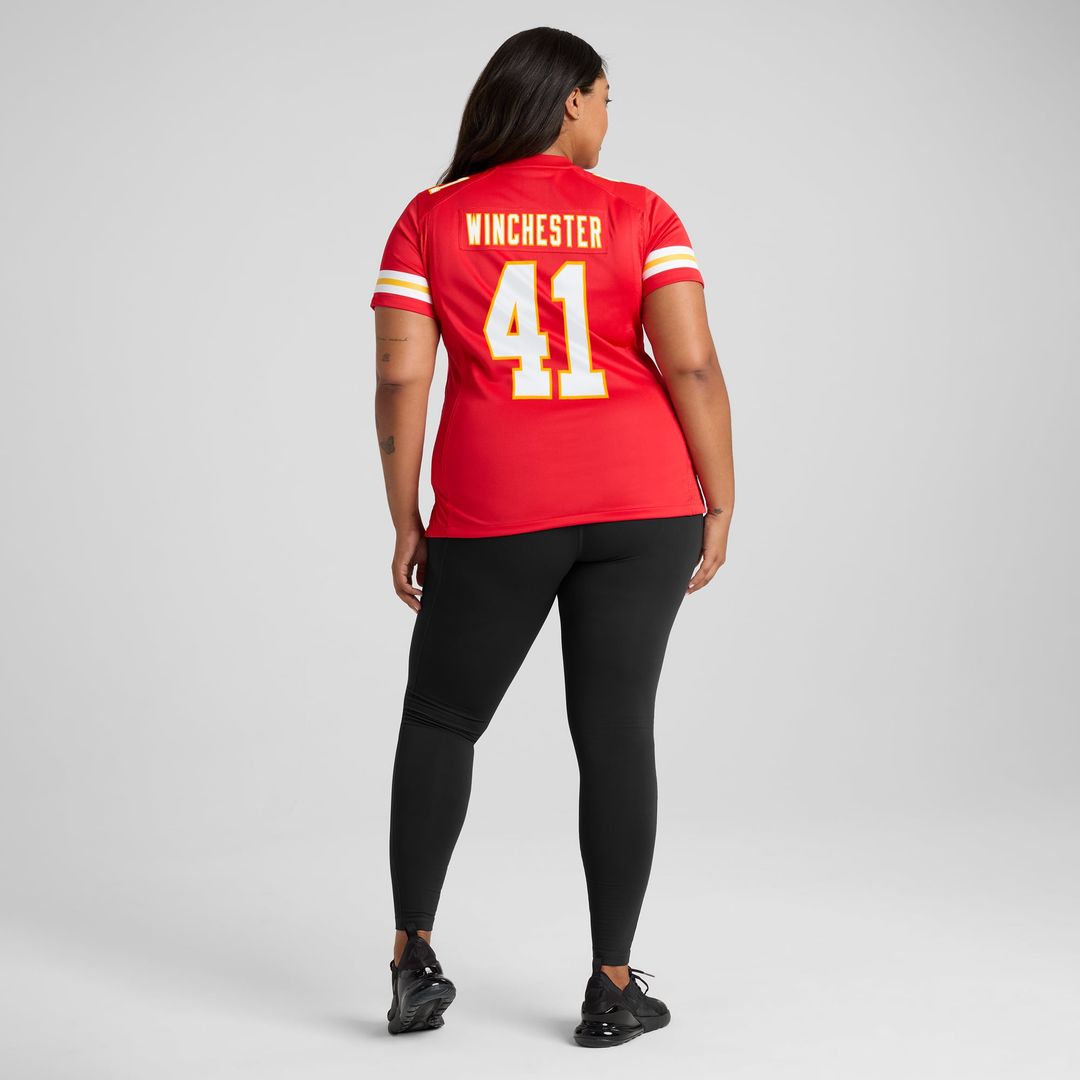 James Winchester Kansas City Chiefs Women's Jersey - Red