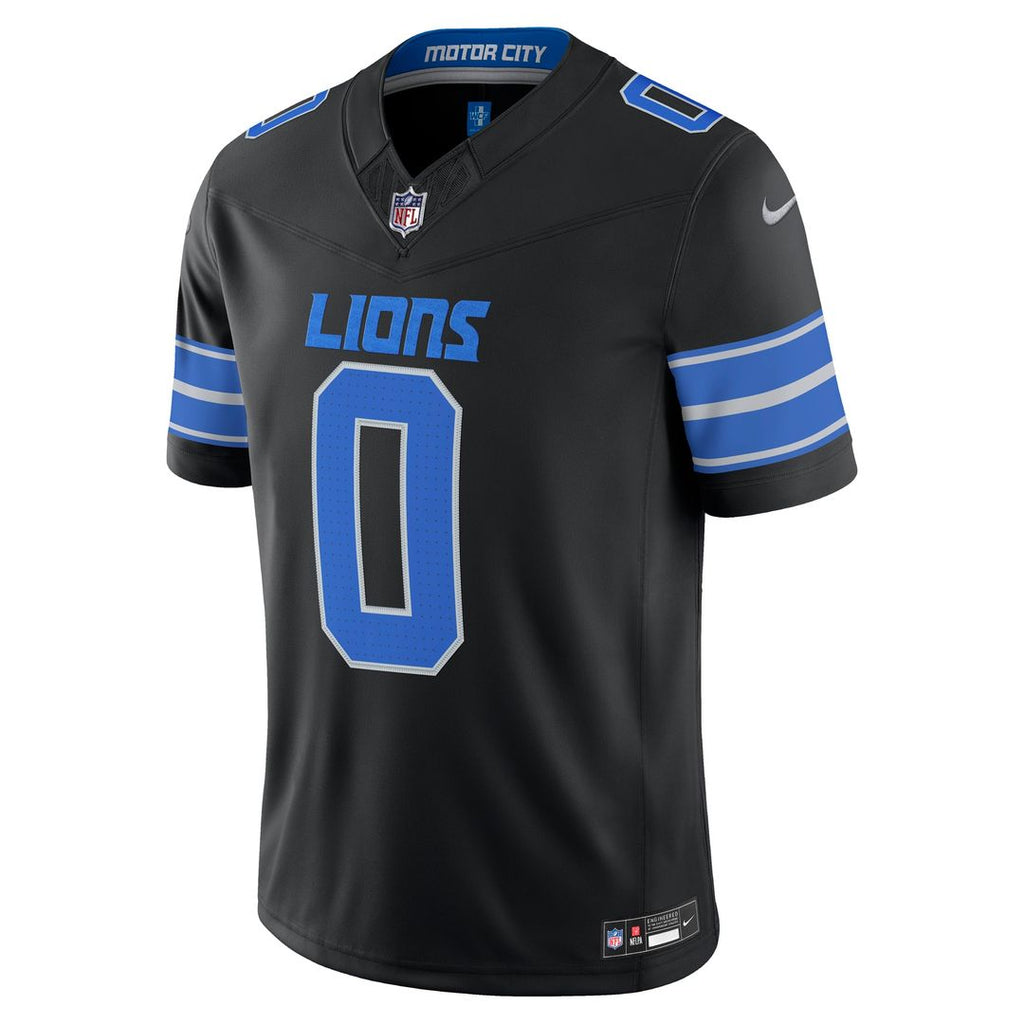 Jahmyr Gibbs Detroit Lions Alternate Stitched Jersey - Black