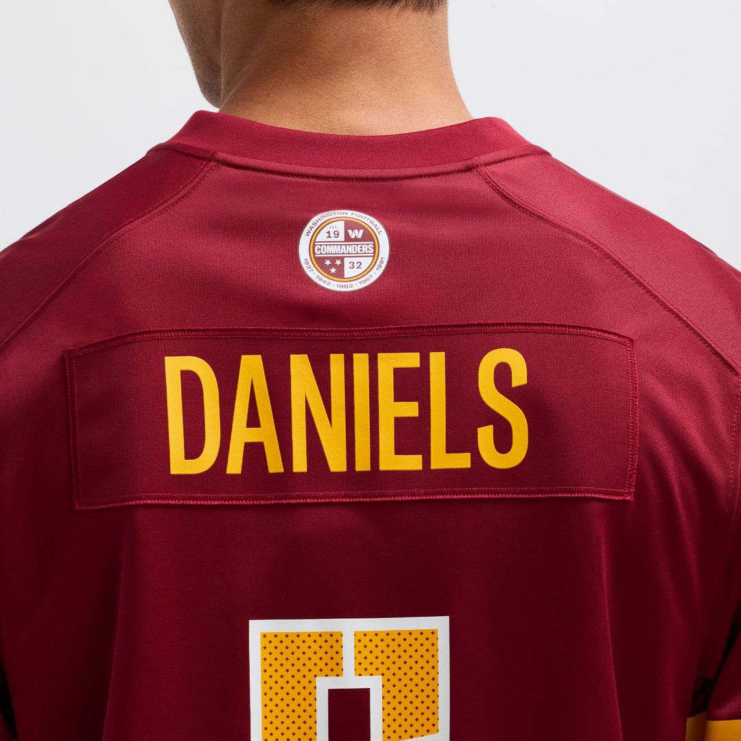 Jayden Daniels Washington Commanders Player Jersey - White