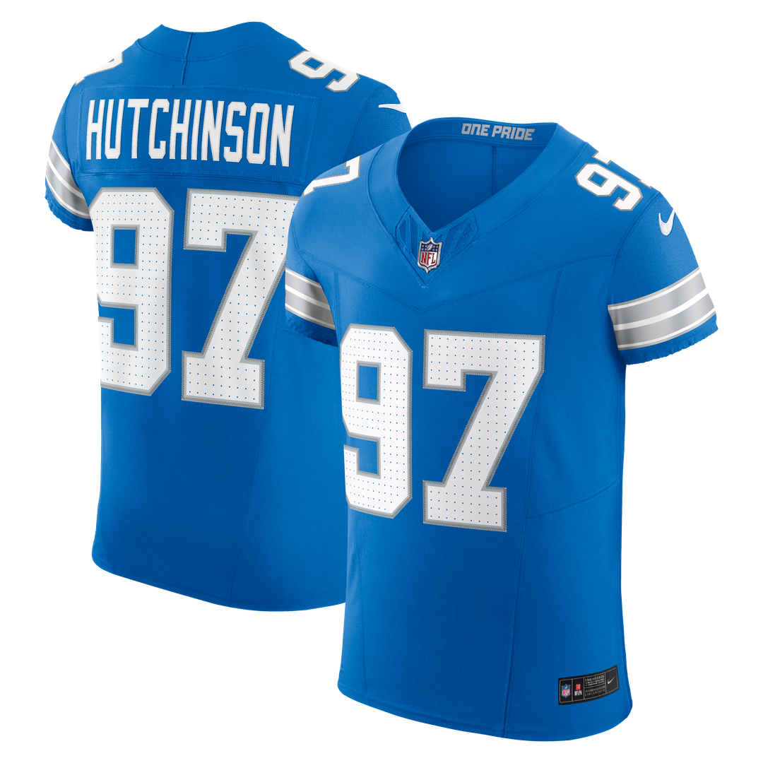 Aidan Hutchinson Detroit Lions Alternate Elite Jersey - Black