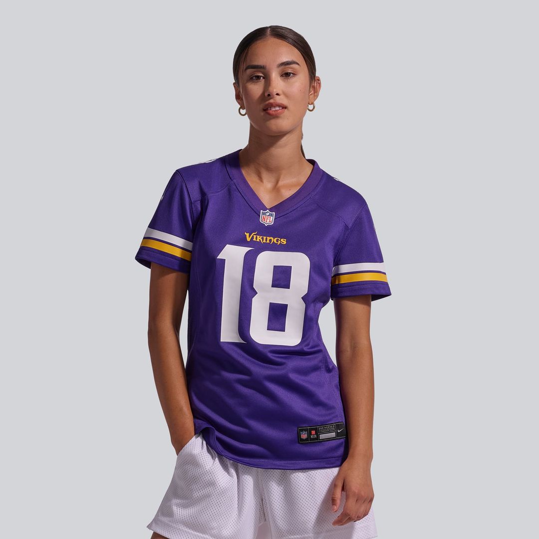 Justin Jefferson Minnesota Vikings Women's Jersey - Purple