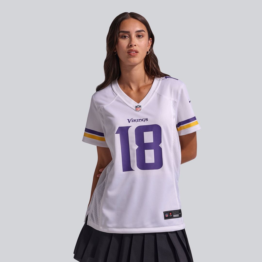 Justin Jefferson Minnesota Vikings Women's Jersey - Purple
