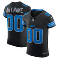 Detroit Lions Alternate Elite Custom Jersey - Black