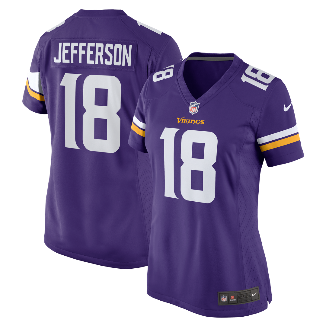 Justin Jefferson Minnesota Vikings Women's Jersey - Purple