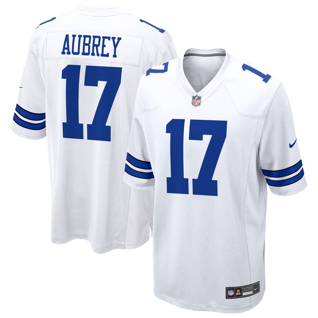 Brandon Aubrey Dallas Cowboys Jersey - White