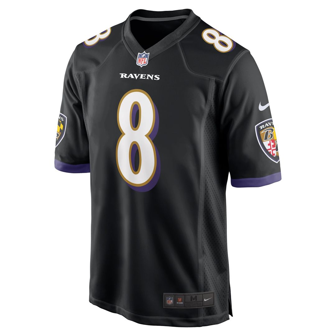 Lamar Jackson Baltimore Ravens Jersey - White